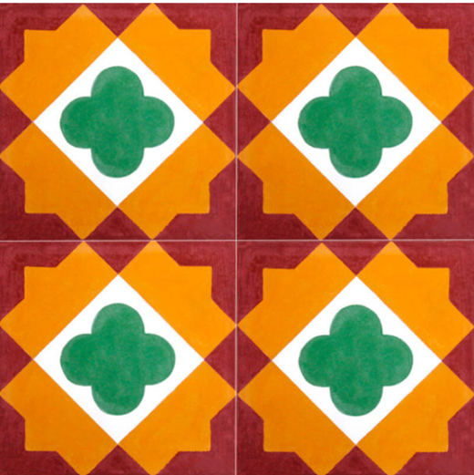 Mosaico Empastado Trébol 4 hojas